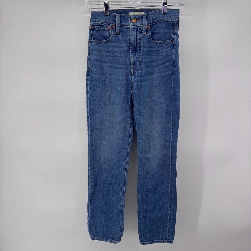 Madewell Straight Leg Denim Jeans - Classic Blue‎ 24x27